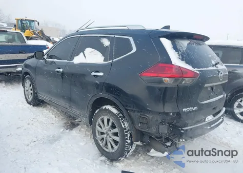 2017 Nissan Rogue Sv z USA, uszkodzony, nr VIN KNMAT2MVXHP532887